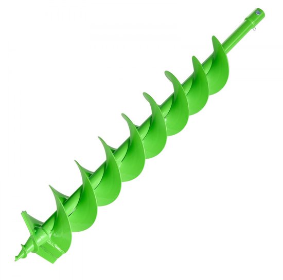 Grondboor - Tuinboor/Paalboor - Ø 100 x 790 mm - Opname Ø 20 mm - Voor Plantgaten en Palen - Geschikt voor Boormachine — afbeelding 4