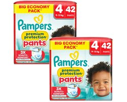 Pampers Premium Protection Pants - Luierbroekjes - Maat 4 - 42 Stuks - 2 Verpakkingen