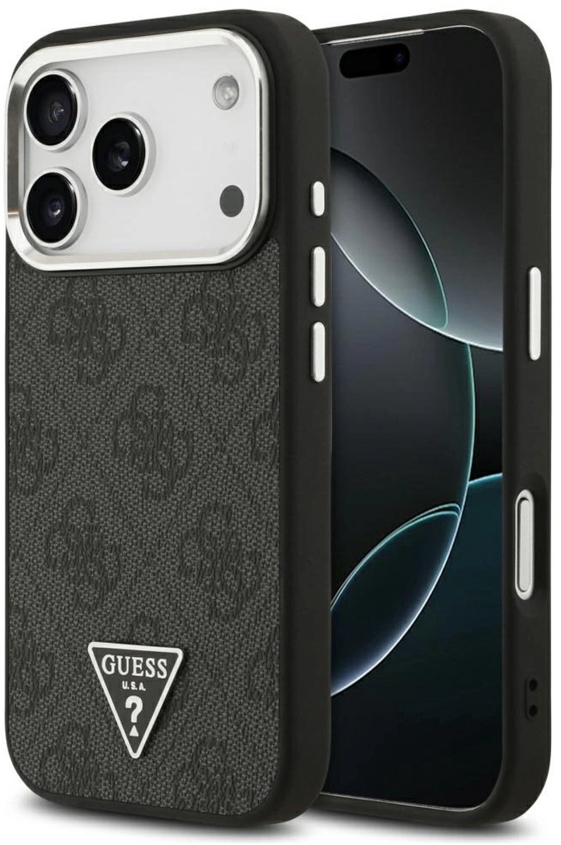 Guess Hoesje Voor Iphone 17 Pro 4G Driehoek Logo Magsafe Premium Ontwerp