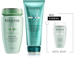 Kérastase Volumifique & Résistance Duo + Cadeau - Shampoo 250ml & Versterkende Conditioner 200ml + Shampoo Divalent 80ml Cadeau - Voor fijn en breekbaar haar