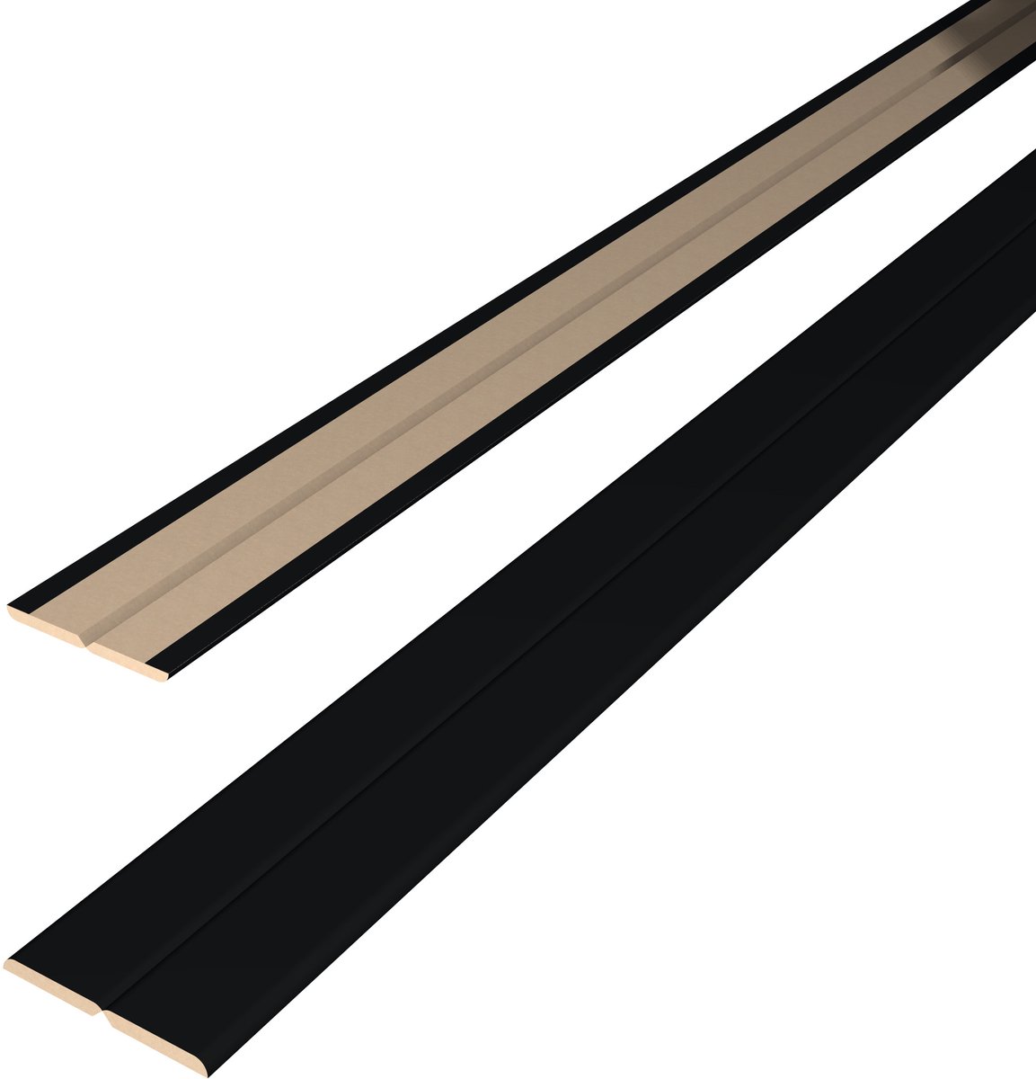 EGGER Decowall Vouwstrip FL537 zwart 2400 x 22 x 22mm