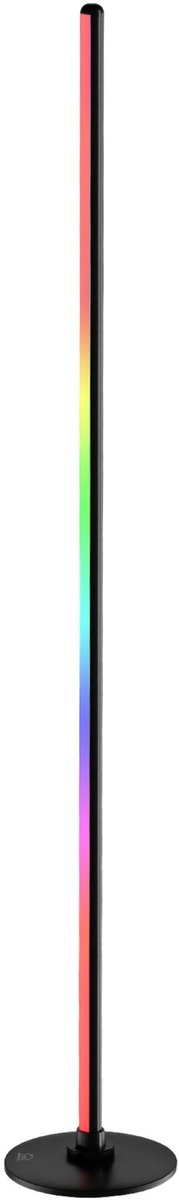 Deltaco Smart Home Vloerlamp - RGBIC Verlichting - 1.35m Hoog - Deltaco app, Alexa en Google Home