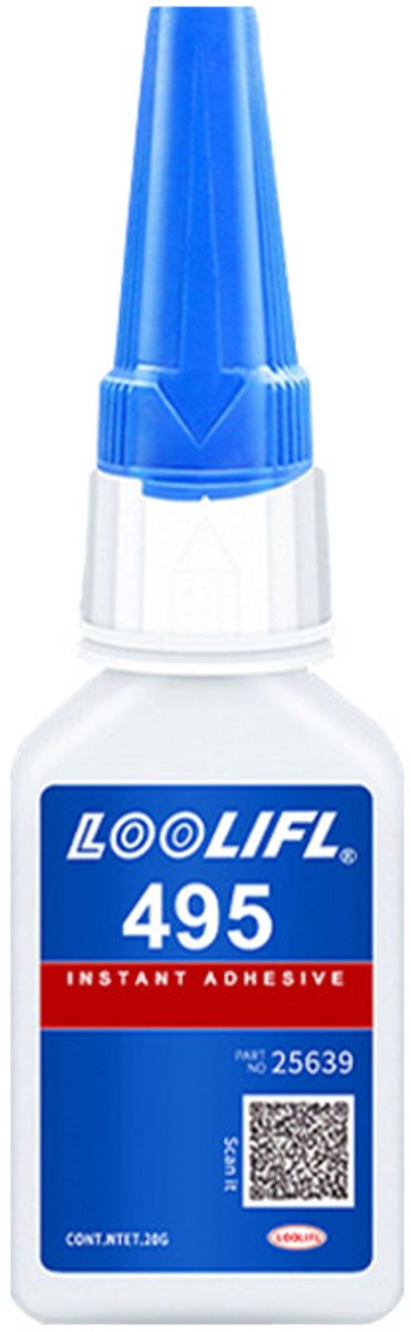 TLVX Super Sterke Universele Secondelijm 20ml / Met Schenktuit voor Precisiewerk / Superlijm Geschikt voor Glas / Metaal / Steen / Keramiek / Plastic / Kunststof / Acryl / Hout / Rubber / Tube Lijm Lekt niet / Transparant en Vlekt niet