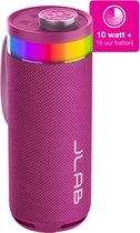 JLAB Go Party Speaker – Bluetooth Speaker - Draadloze Speaker met 16 uur Batterijduur – 10 Watt – Draagbare Speaker met Multipairing pairing – Equalizer via de App - IPX6 Waterproof - Mulberry