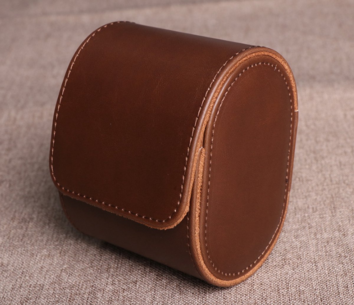 Horloge verpakkingsdoos opbergdoos, driedelige set, PU leer - groen