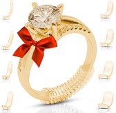 Kitian Ringverkleiner Goud - 14-Delige Set - Makkelijk Elke Ring Kleiner Maken - Ring Verkleiner - Ring Adjuster