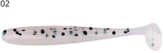 Softbait 'FELIX' 02 - 5 stuks - 7.5cm - Shad/Soft Bait - Kunstaas Shads voor Roofvissen van Travelin' Angler — afbeelding 3