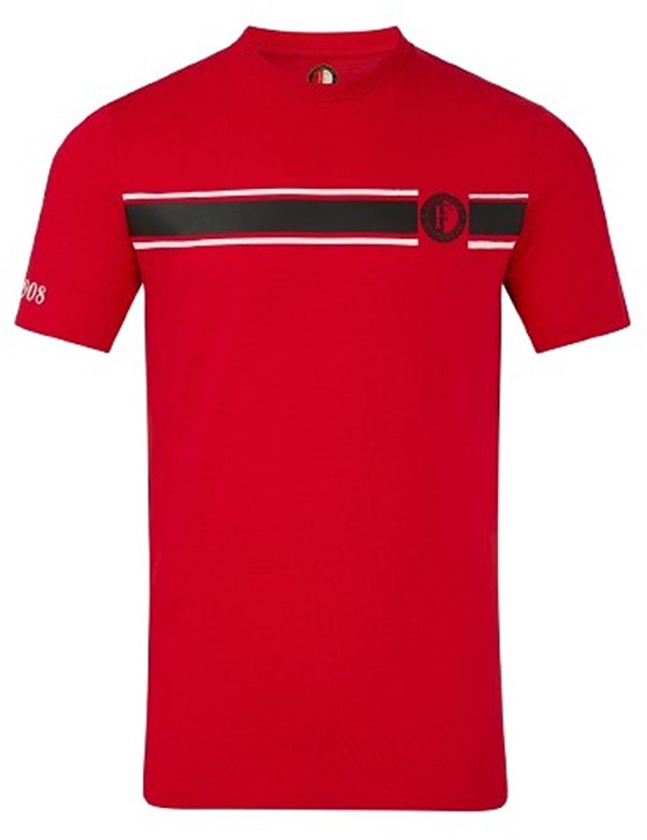 Feyenoord Rotterdam classic t-shirt rood maat Large 'official item'