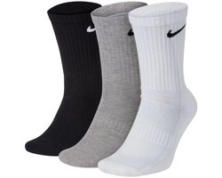 Nike - Everyday Cushion Crew Socks - 3-Pack Crew Socks-34 - 38