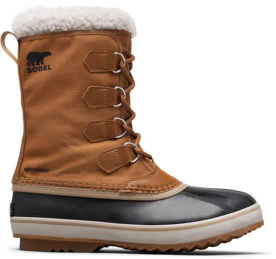 Sorel 1964 PAC™ NYLON WP Bottes de neige pour femme pour hommes - Marron camel, Noir - Taille 44