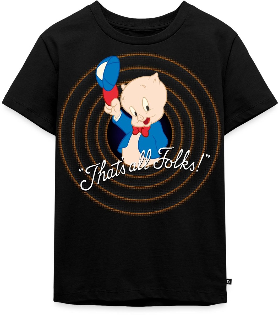 Looney Tunes Porky Pig Premium T Shirt Kinderen