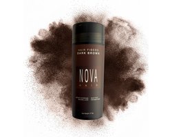 Nova Hair - Keratine Hair Fiber - Dark Brown - Direct Voller en Dikker Haar - Hair Fiber Poeder - 27.5g