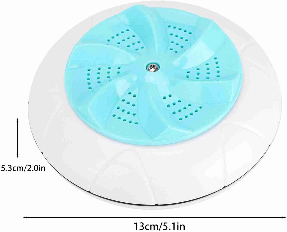 EGoods - Draagbare USB Reizen Wasmachine Ultrasone Mini Multifunctionele Turbo