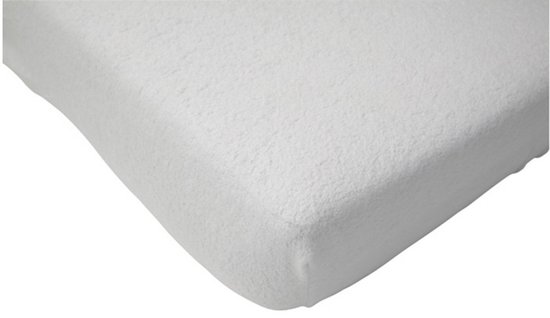 Jollein Hoeslaken Molton Ledikant 60x120cm - Wit