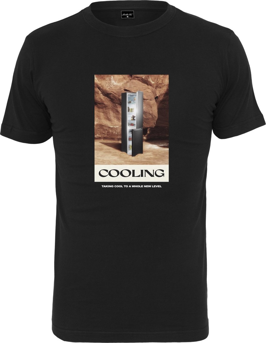 Mister Tee Cooling Heren T-shirt L Zwart