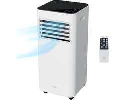 MOA Mobiele Airco - 9.000 BTU - 3-in-1 - Met Afstandbediening - Tot 30m² - Airconditioner met Ontvochtigingsfunctie - Raamafdichtingskit - Wit