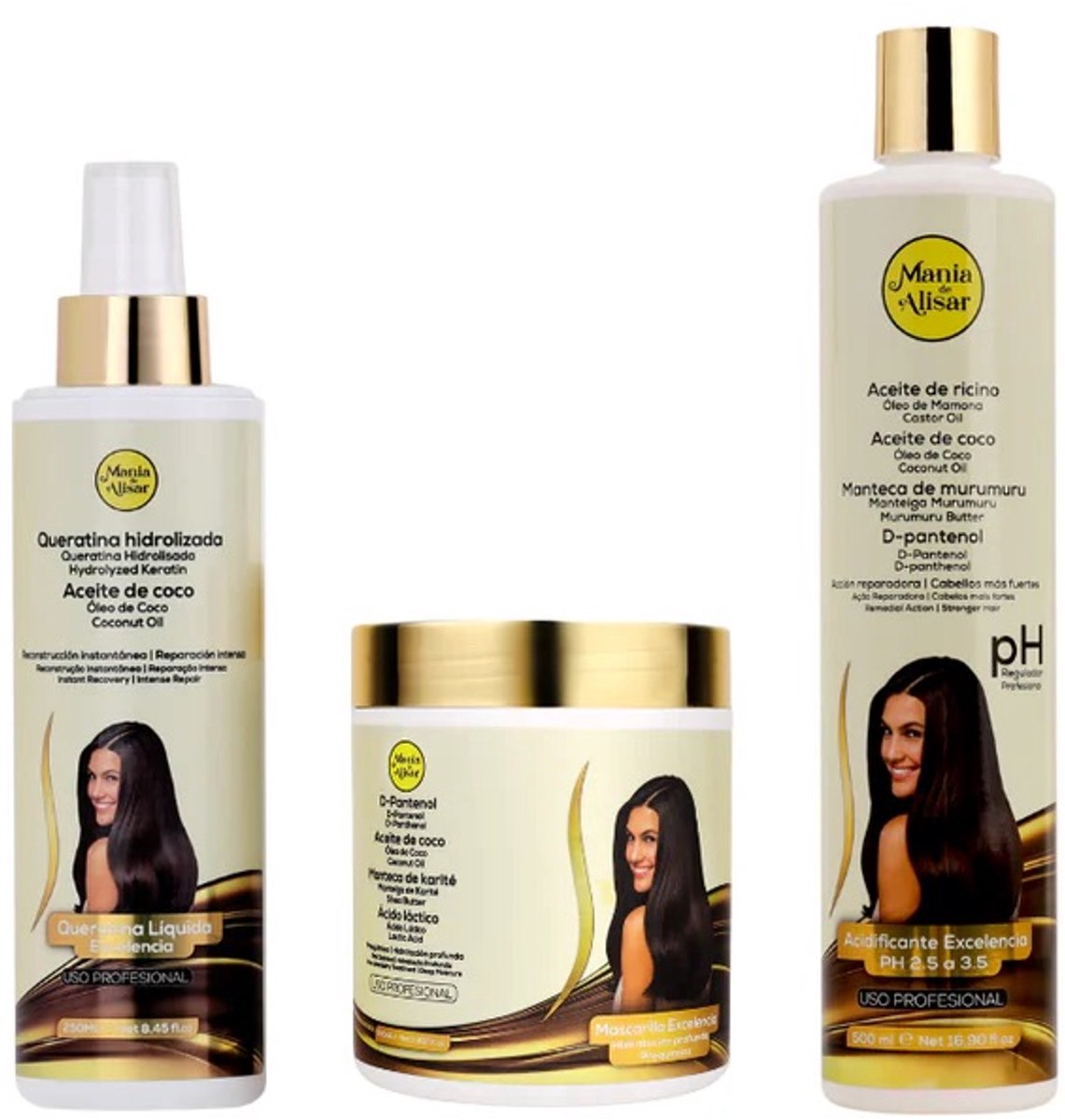 Hair Prep Kit Acidifying + Mask + Liquid Keratin