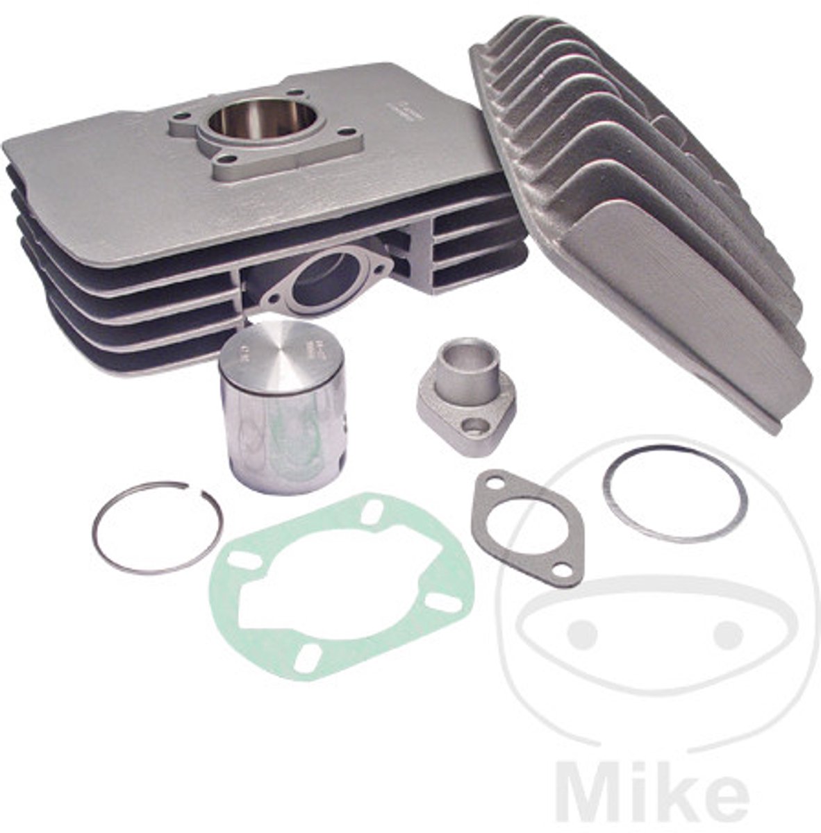 Athena Cilinder 80cc T4 Sachs / Hercules incl. spruitstuk - luchtgekoeld pen 14