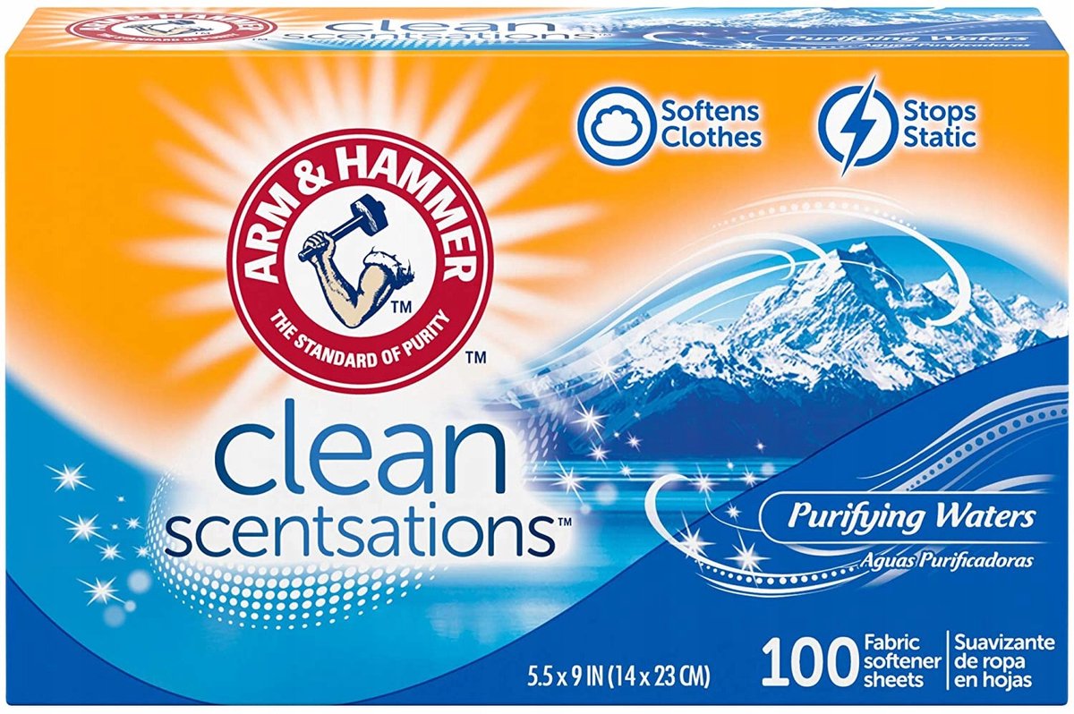 Arm&Hammer Geurdoekjes voor Droger - Geurdoekjes - 100 stuks, Neutraal