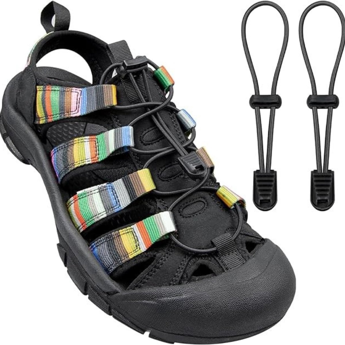 Famanu – Elastische schoenveters zonder strikken, vervangende veters voor sandalen en vrijetijdsschoenen