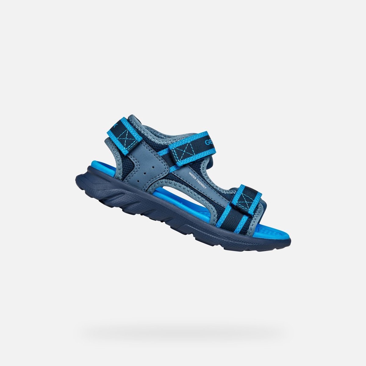 GEOX SANDAL AIRADYUM TIENERS Sandalen - MARINEBLAUW/LICHTBLAUW - Maat 26
