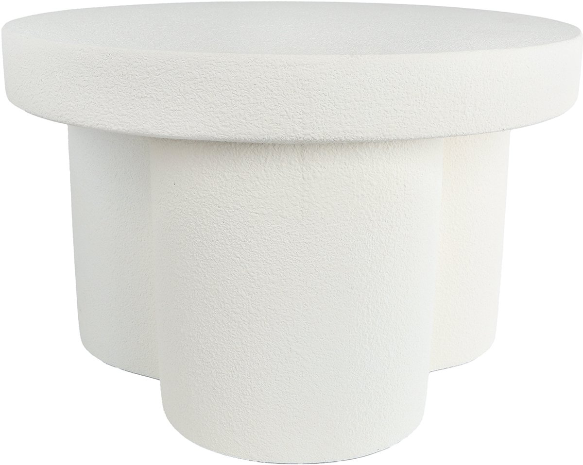 Van Manen bijzettafel speelgoed creme metaal 54x54x34cm decoratief.