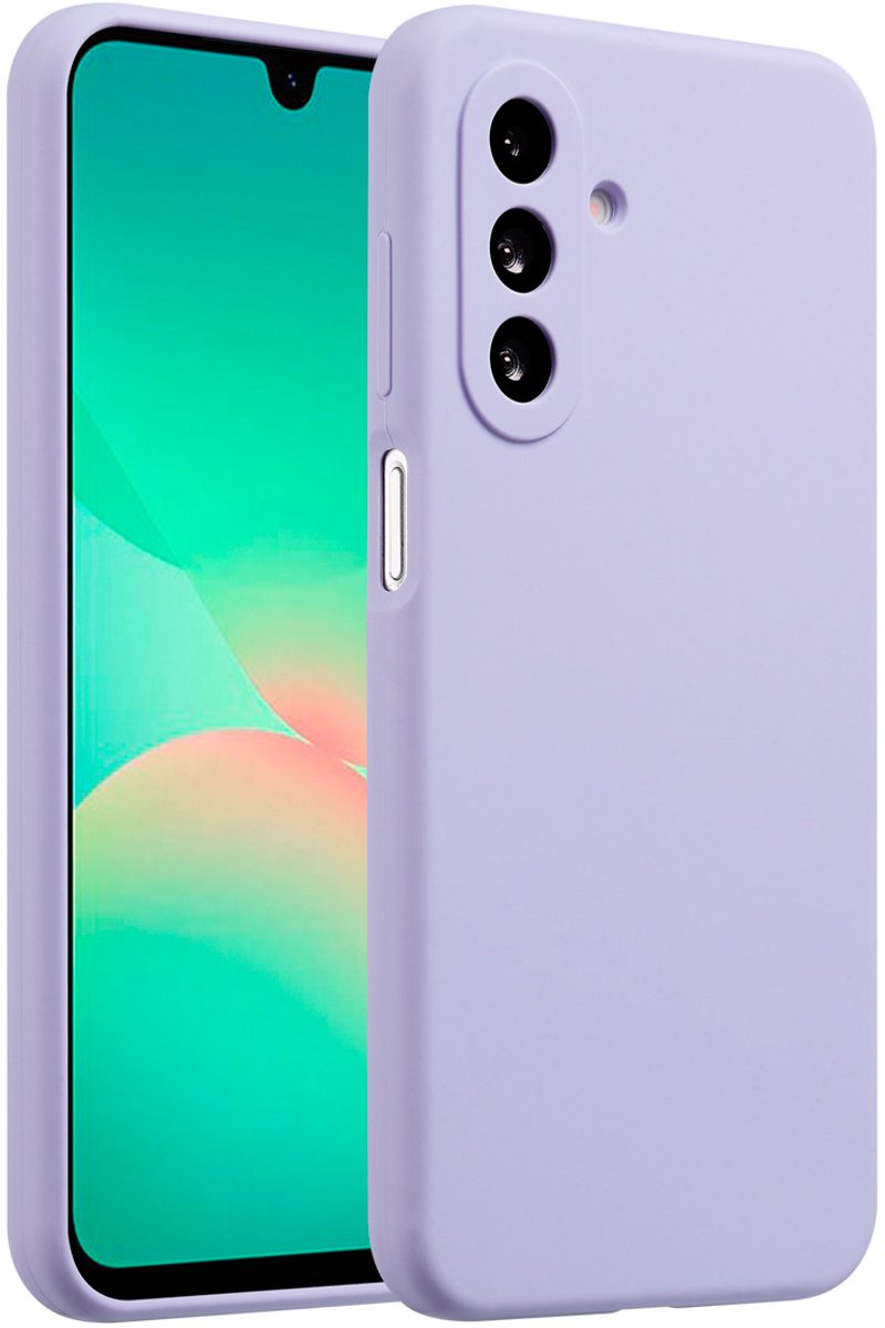Accezz Hoesje - Geschikt voor Samsung Galaxy A26 - Liquid Silicone Backcover - Paars