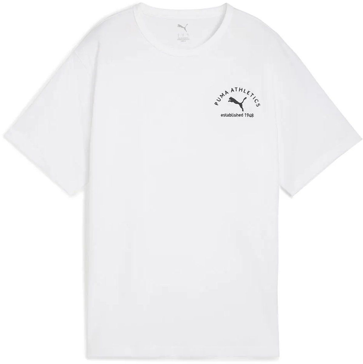 Puma Class Relaxed Fit T-shirt Met Korte Mouwen L Vrouw Wit