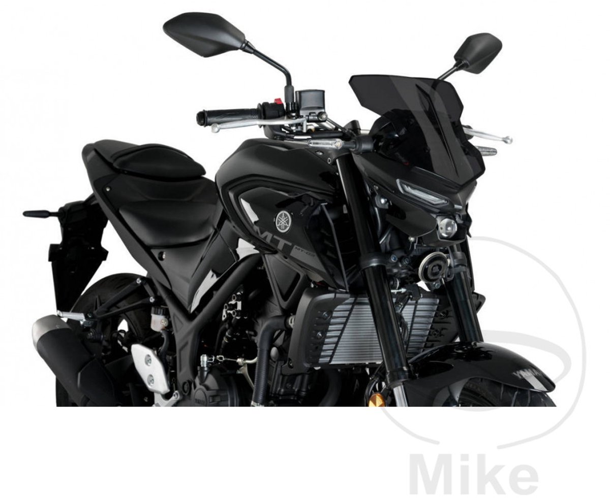 Puig New Generation Sport Yamaha Mt03 2020-2025 Sport Voorruit Zilver