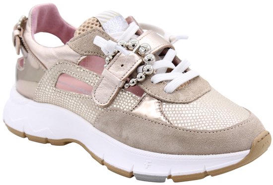 Floris Van Bommel Sfw-10155 Daysi Sneakers - Nubuck - Dames - Goudkleurig - Maat 37