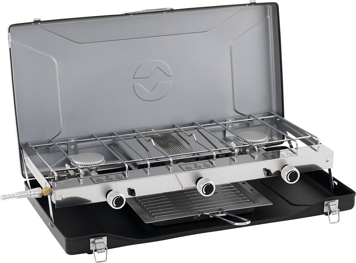Outwell Kirishima Trio Stove Campingkooktoestel 3 x 1200 W Grill
