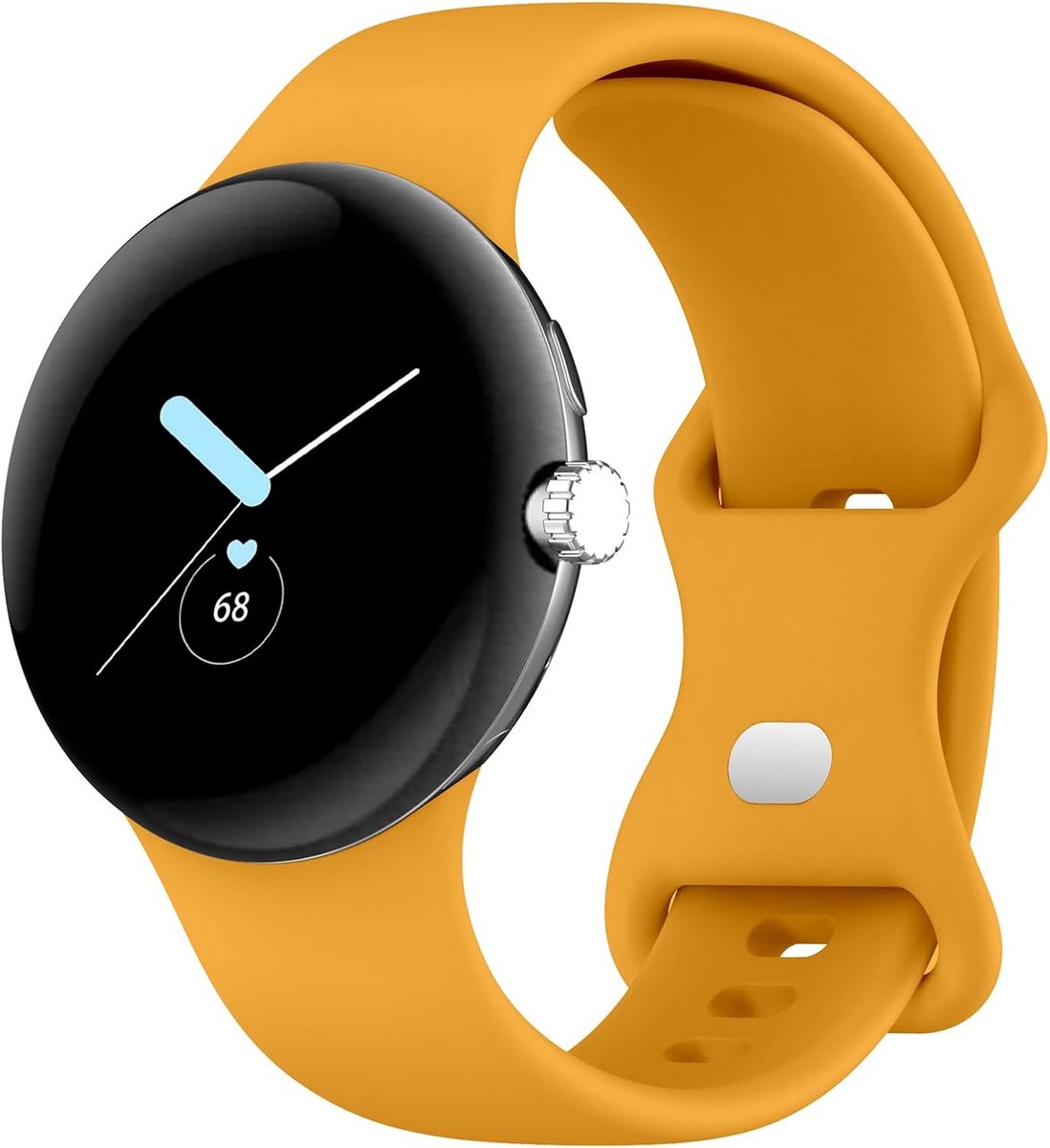 Siliconen Horlogeband voor Google Pixel Watch 2 en Google Pixel Watch - Comfortabele Sport Band in 2 Maten