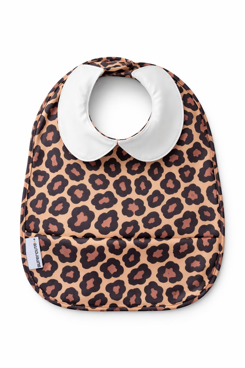Supercute Slabbetje met kraagje Panter