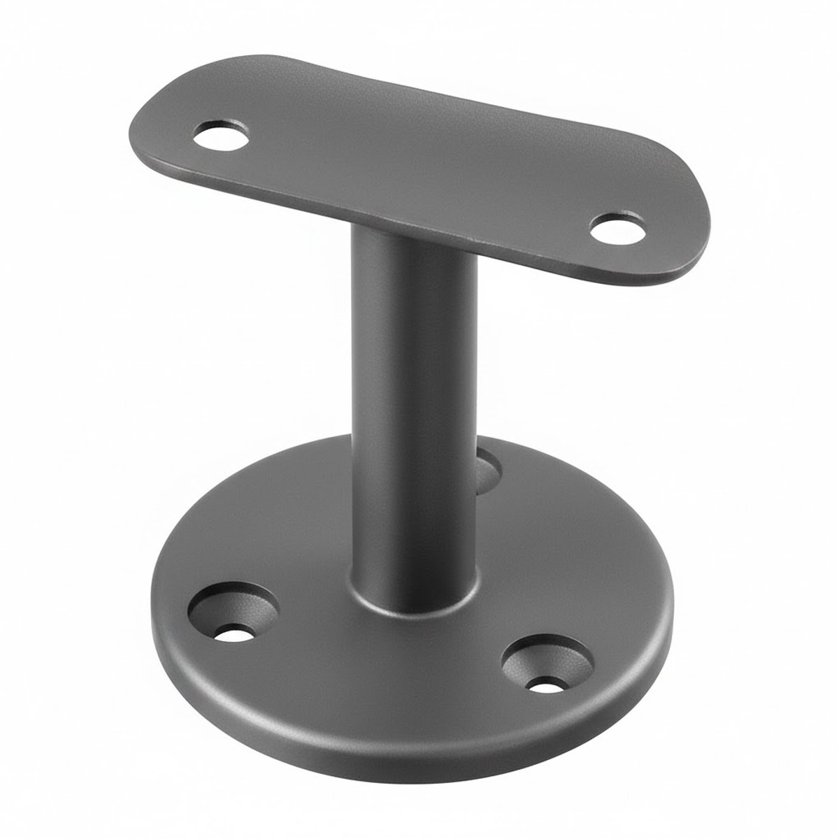 leuningdrager Trapleuninghouder Rond Ø 38–45 mm – RVS Gecoat – RAL 7016 Antraciet