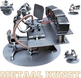 Elektronicatechnicus-metaal beeld-metaal kunst-solderen-uniek-het best cadeau-sinterklas gift-kerst-geschenk