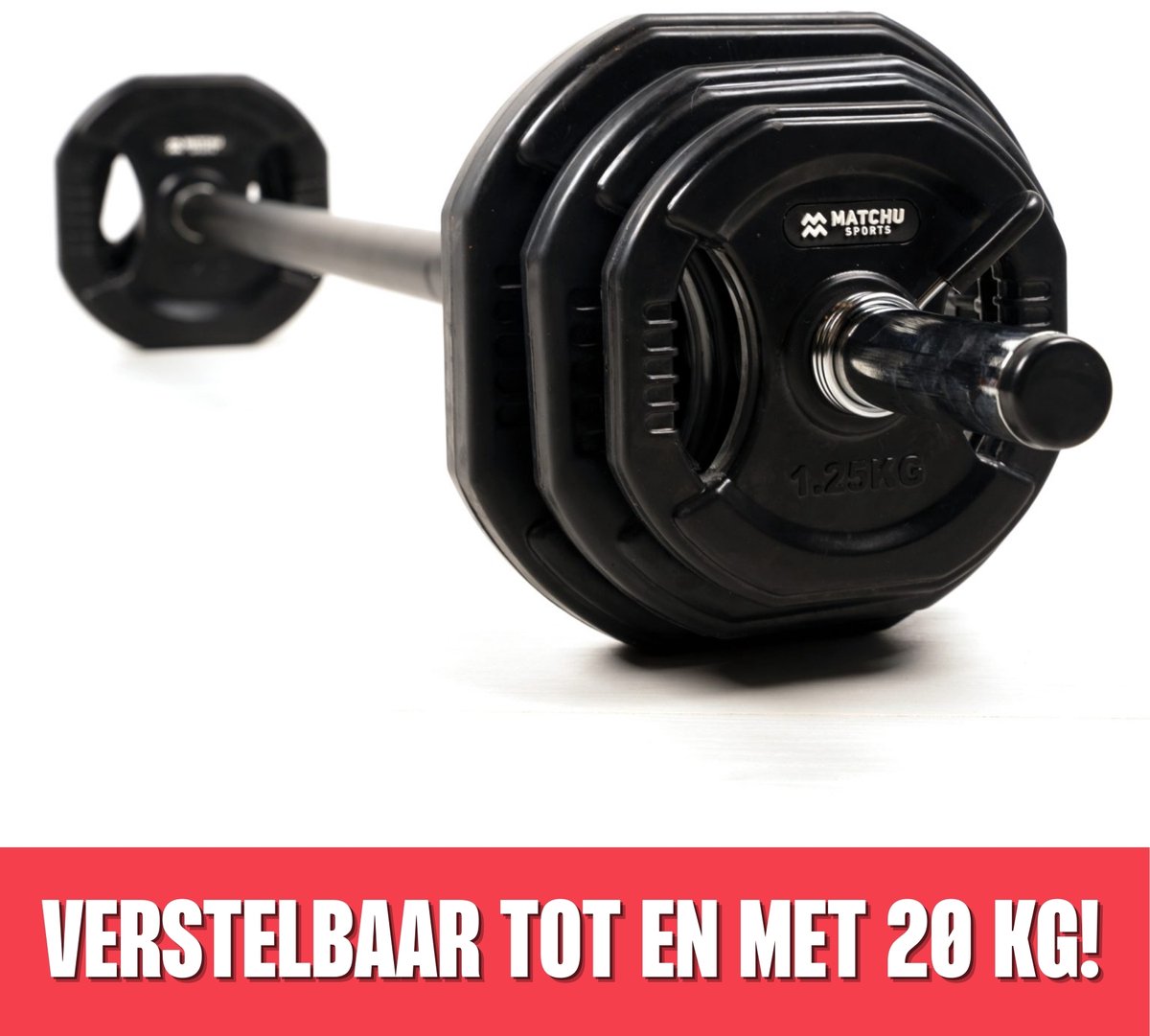 Matchu Aerobic Pump 20kg - Verstelbare Halterset