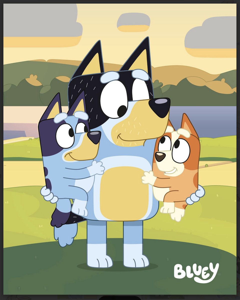 Bluey Family fleece deken 130 x 170 cm