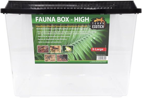 Fauna Box High Extra Groot 45x30x34 cm - Multifunctionele Transport- en ...