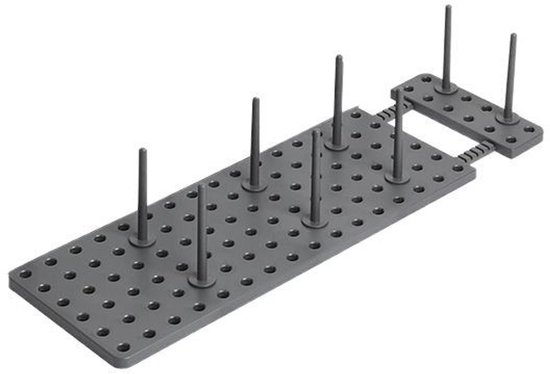 Compact keukendroogrek - droogrek met siliconenmat - ideaal voor kleine keukenbladen-1 stuk — afbeelding 2