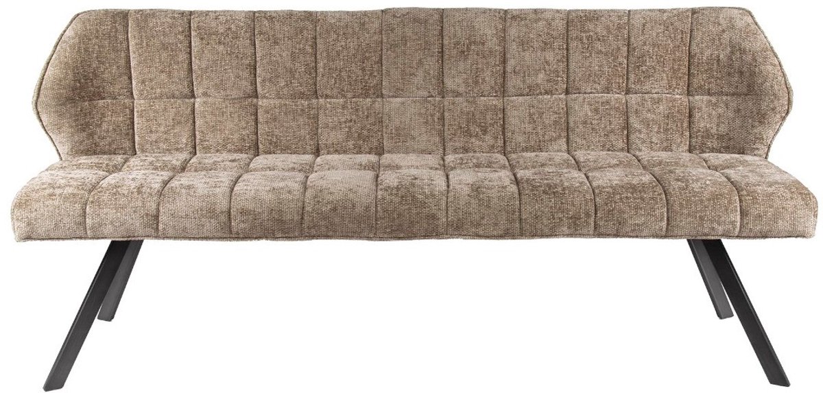 Fraaai - Ramon eetkamerbank 180 cm geweven - champagne