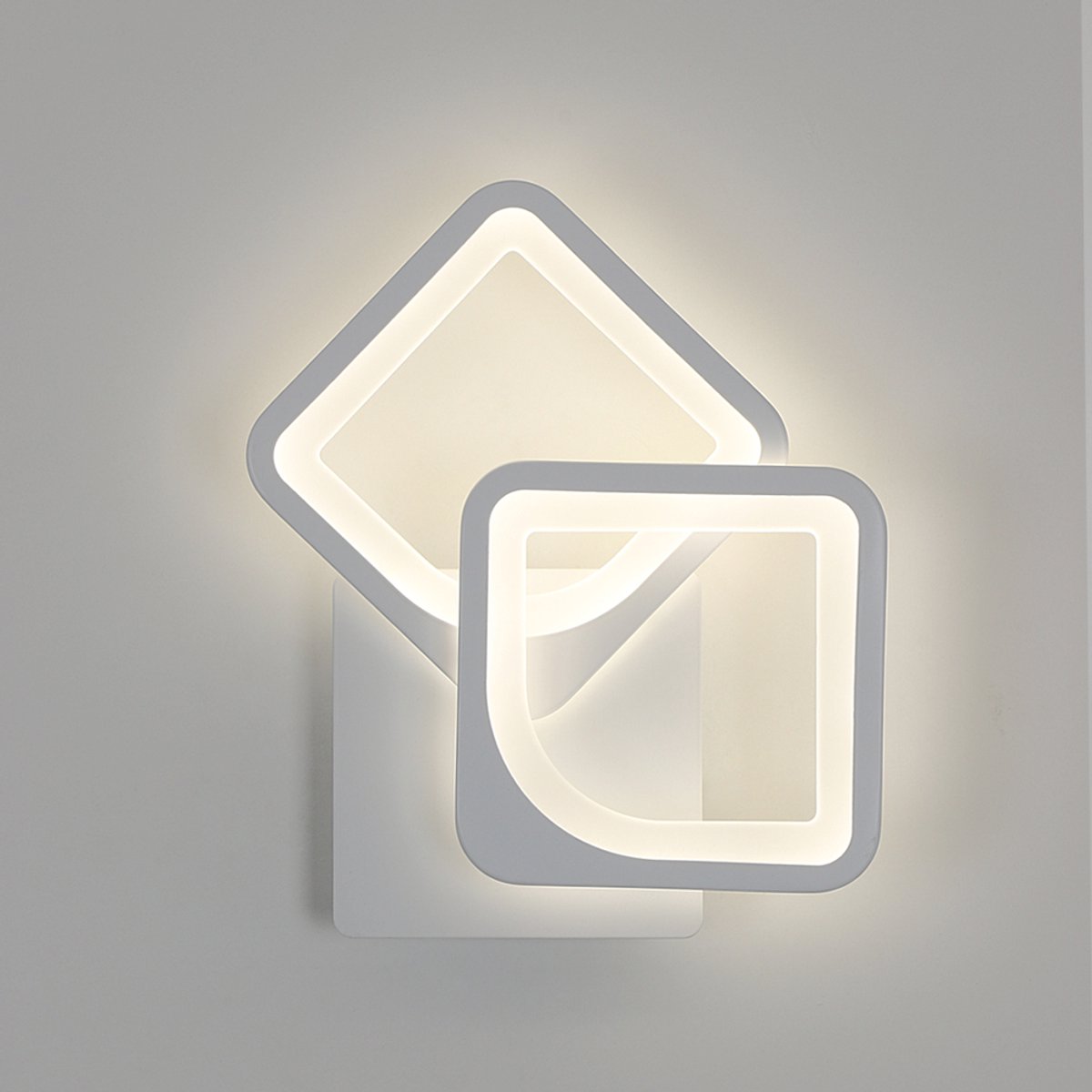 wandlamp - 34cm - Medium - 21W - LED - Converteerbare Vorm - Dimbaar 3000K/4000K/6500K