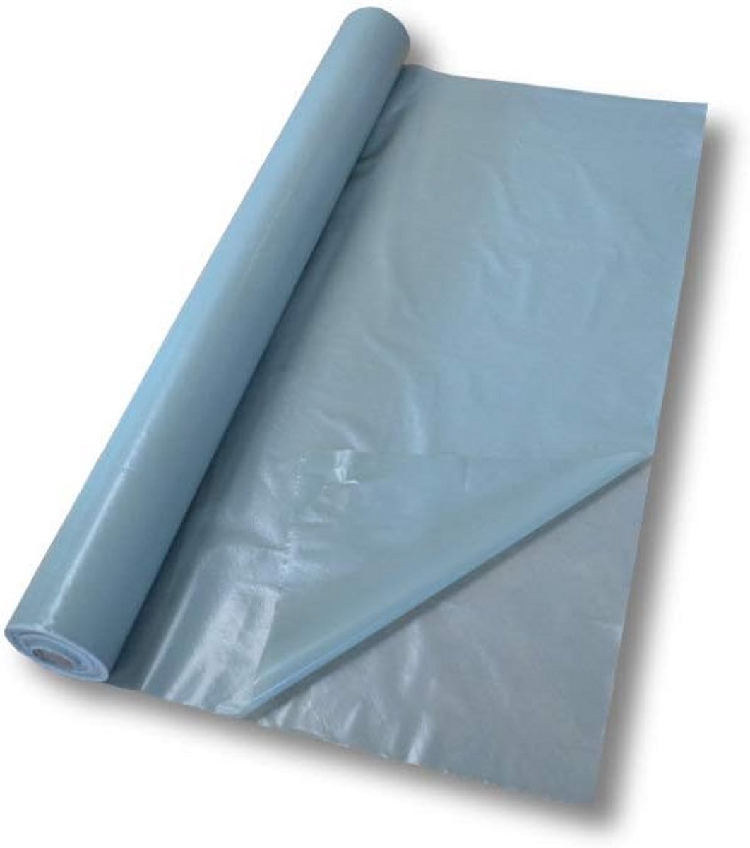 Universele Bouwfolie 4x50m Transparant - Scheurvaste Waterdichte Beschermhoes