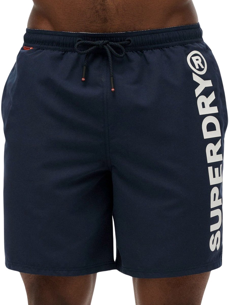 Superdry SPORT GRAPHIC 17 SWIM SHORT Heren Zwembroek - Nautical Navy — afbeelding 12