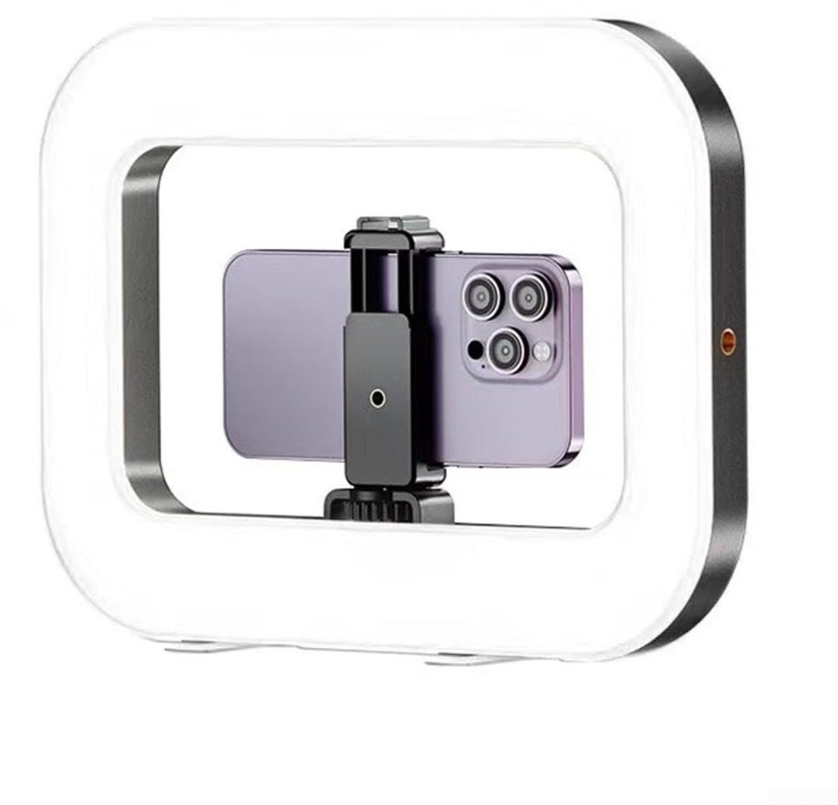 longziming -Handylicht - LED Video Lichte - Instelbare Kleurtemperatuur & Dimbaar - 1 Stuks - Voor Camera's, Actioncamera's En Smartphones - Zwart