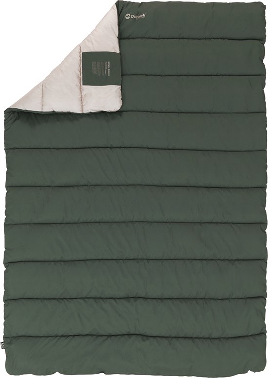 Outwell Campion Duvet Slaapzak Dekbed 1 Persoons 135 x 200 Groen