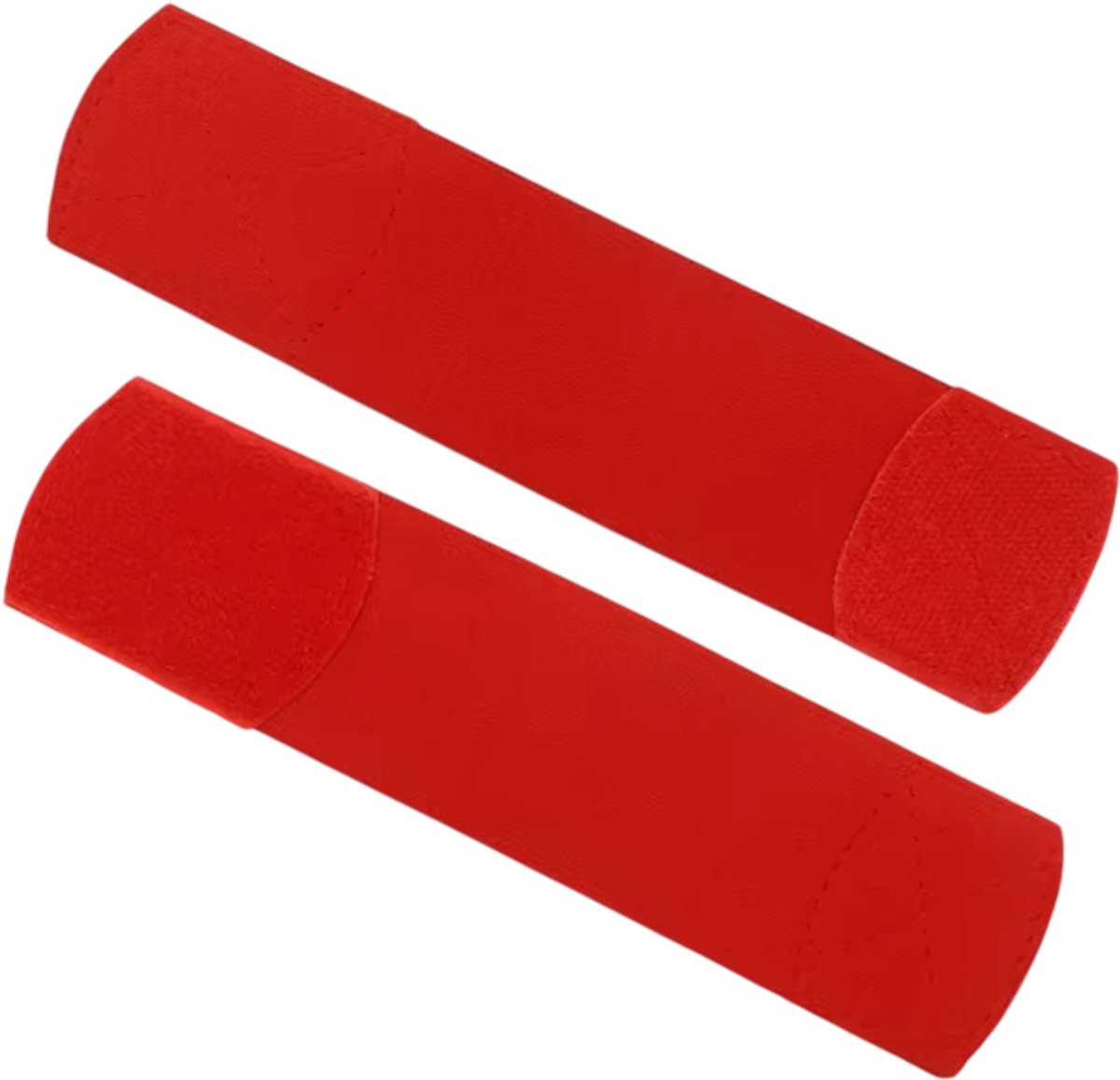 Verstelbare Scheenbeschermer Band – Elastische Fixatieband voor Scheenbeschermers – Scheenbeschermer Strap die Niet Afzakt – Sport Accessoire voor Voetbal, Training & Fietsen - Rood
