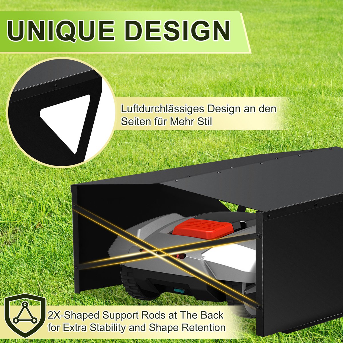 Weerbestendige Robotmaaier Garage Demontabele Carport van - afbeelding 2