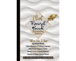 Client Record Book, Small Business Accounting Ledger Edition