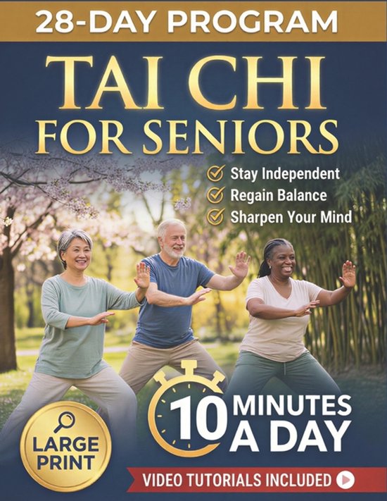 Tai Chi, Made Easy and Gentle.- Tai Chi for Seniors - cover