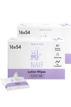 Naïf Plasticvrije Billendoekjes Lotion - Baby's & Kinderen - Zonder Plastic - Zacht - 1728 Doekjes (32x54)